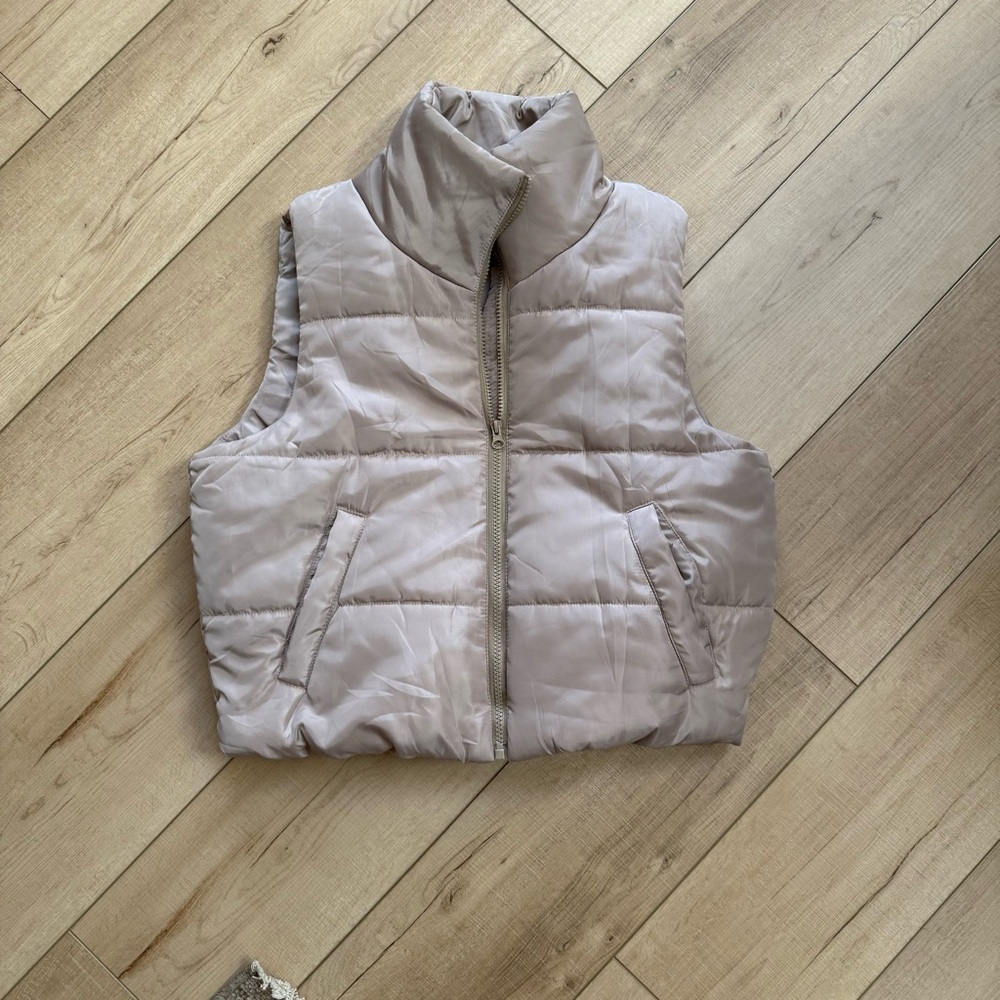Champagne Puffer Vest